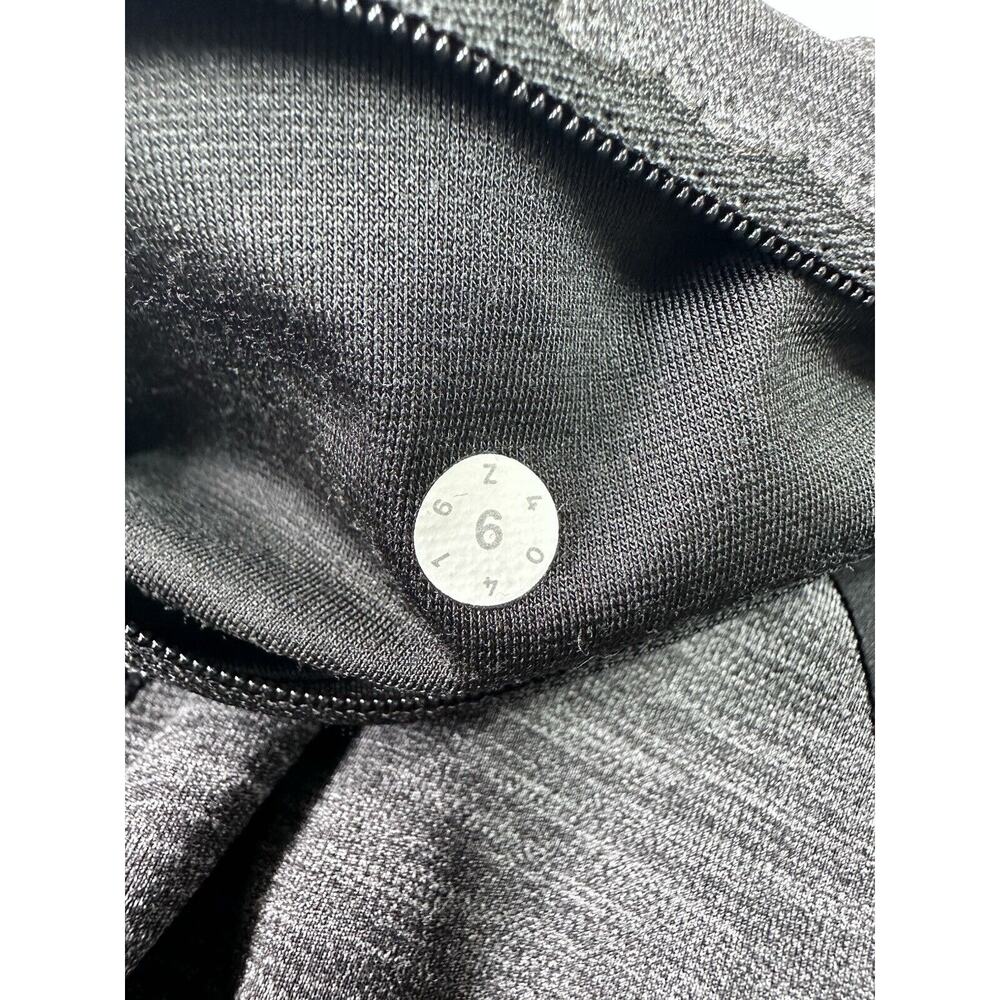 Lululemon On Track Tight Leggings Heathered Black Gray Size 6 - Picture 7 of 10
